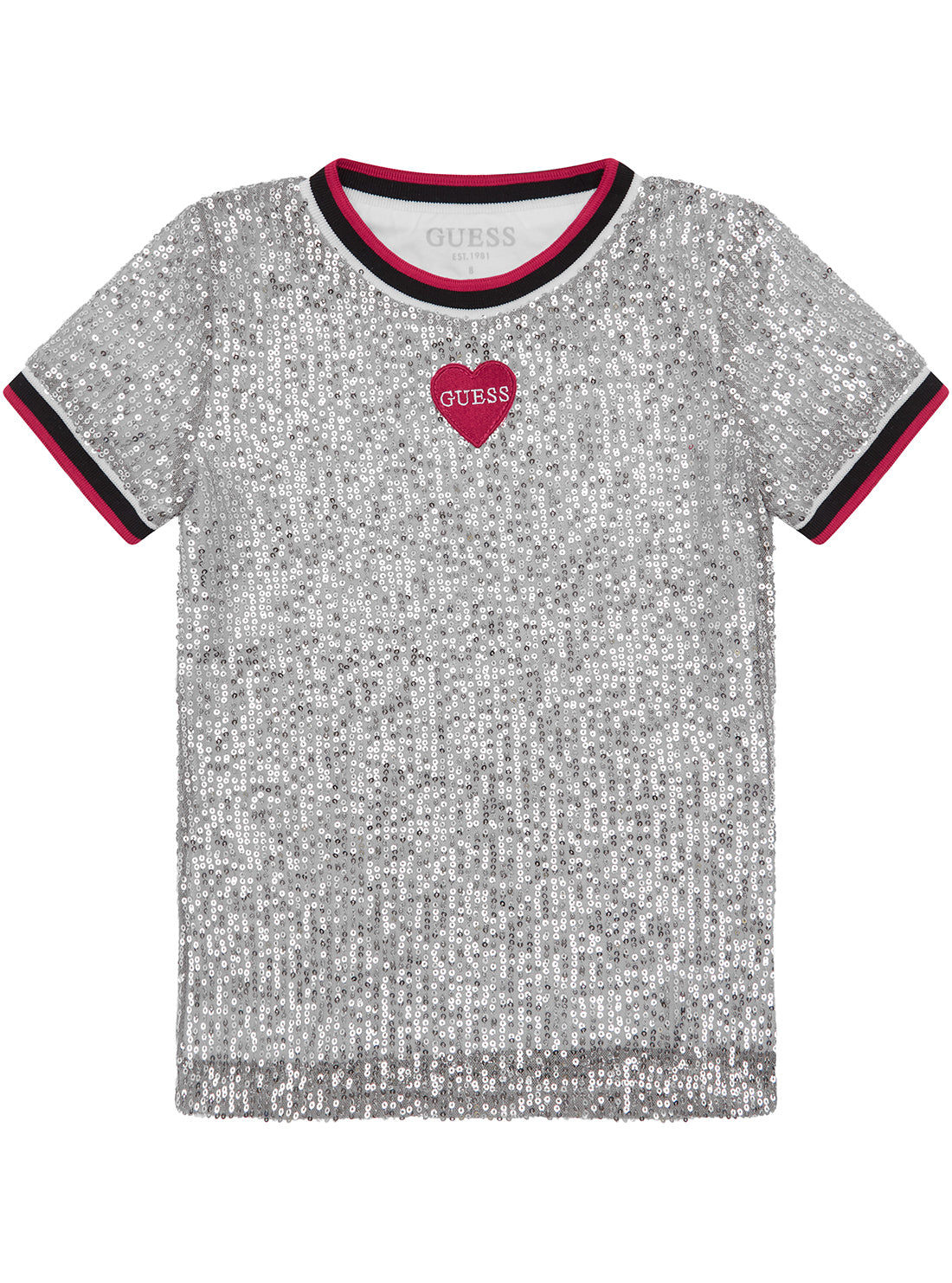 Grey Regular Sequins T-Shirt (7-16)