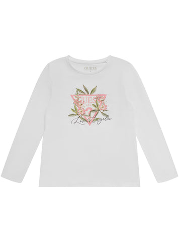 White Long Sleeve T-Shirt (7-16)