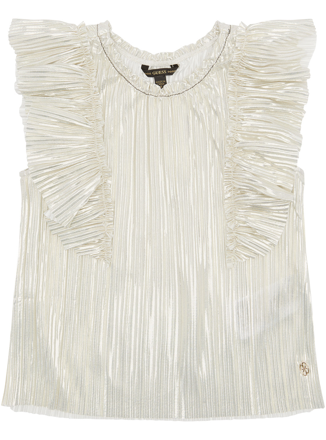 Beige Frill T-Shirt (7-16)