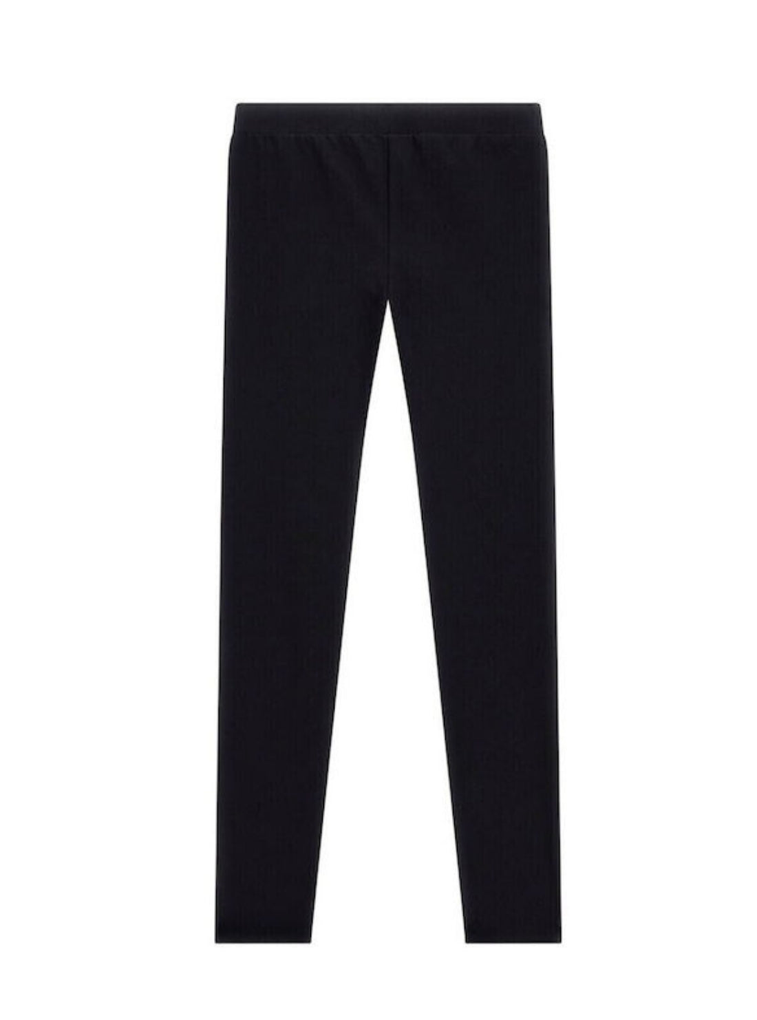 GUESS Kids Black Logo Leggings (7-16) J4GB10J1314 Back View