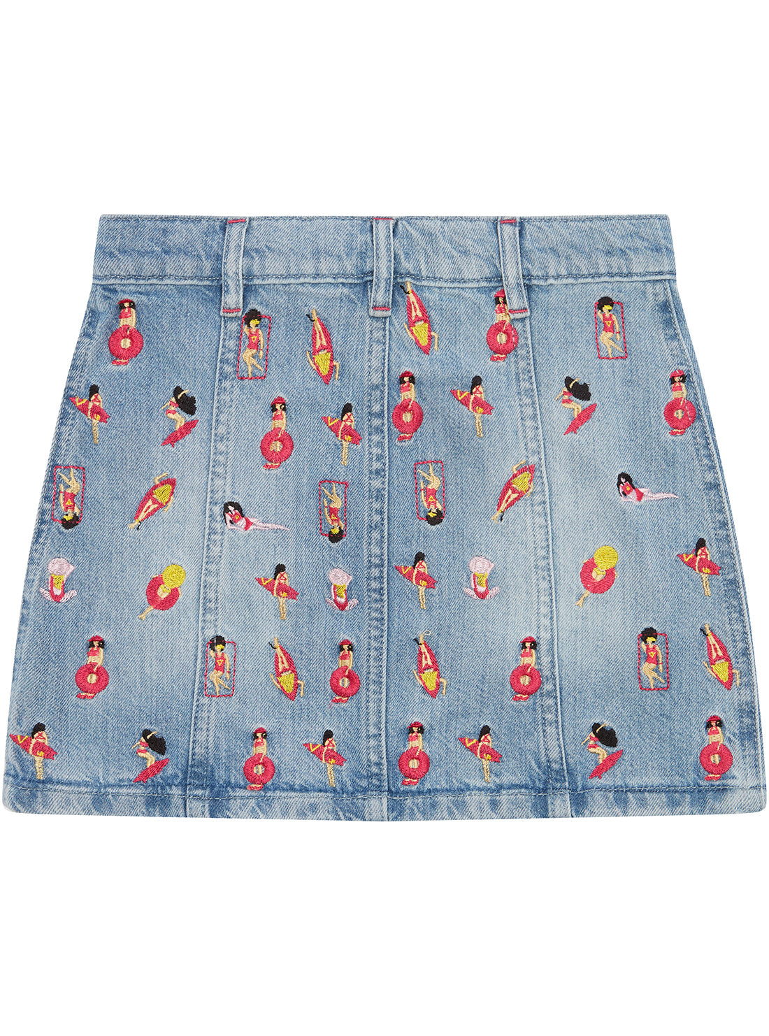 Blue Denim Surf Girl Mini Skirt (7-16)