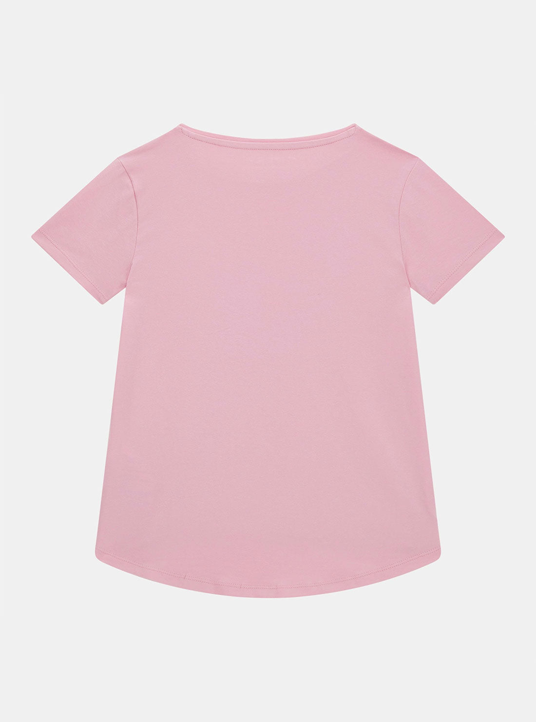 GUESS Pink High Low T-Shirt (7-16) back view