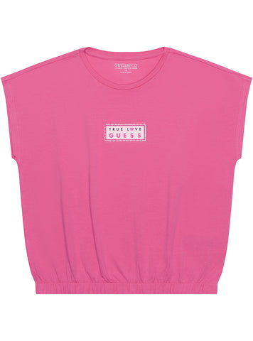 Bright Pink Short Sleeve T-Shirt (7-16)