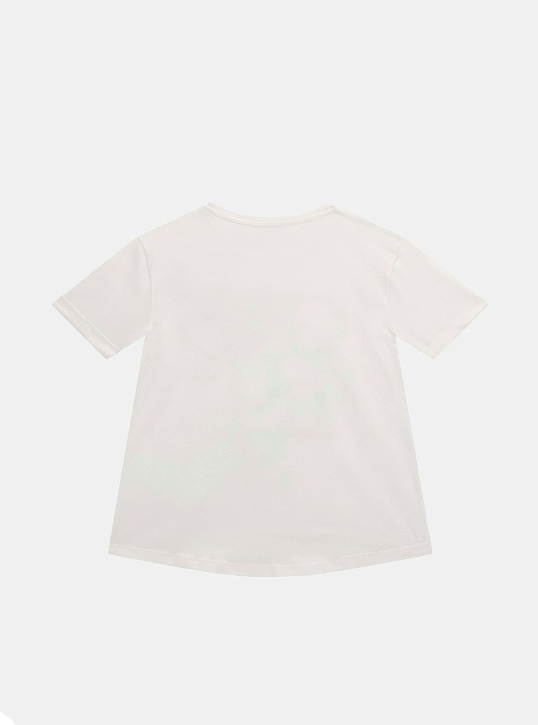 GUESS White Short Sleeve T-Shirt (7-16) back view
