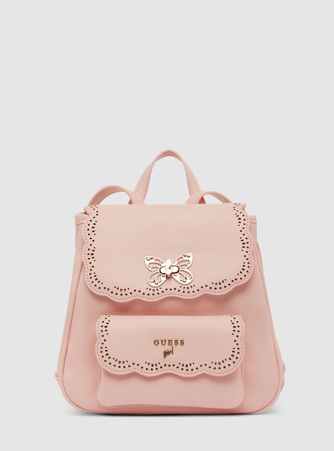guess pink mini backpack Girls Padded in (25cm) Rose Guess Large Backpack Guess