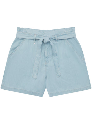 Blue Tencel Indi Shorts (7-16)