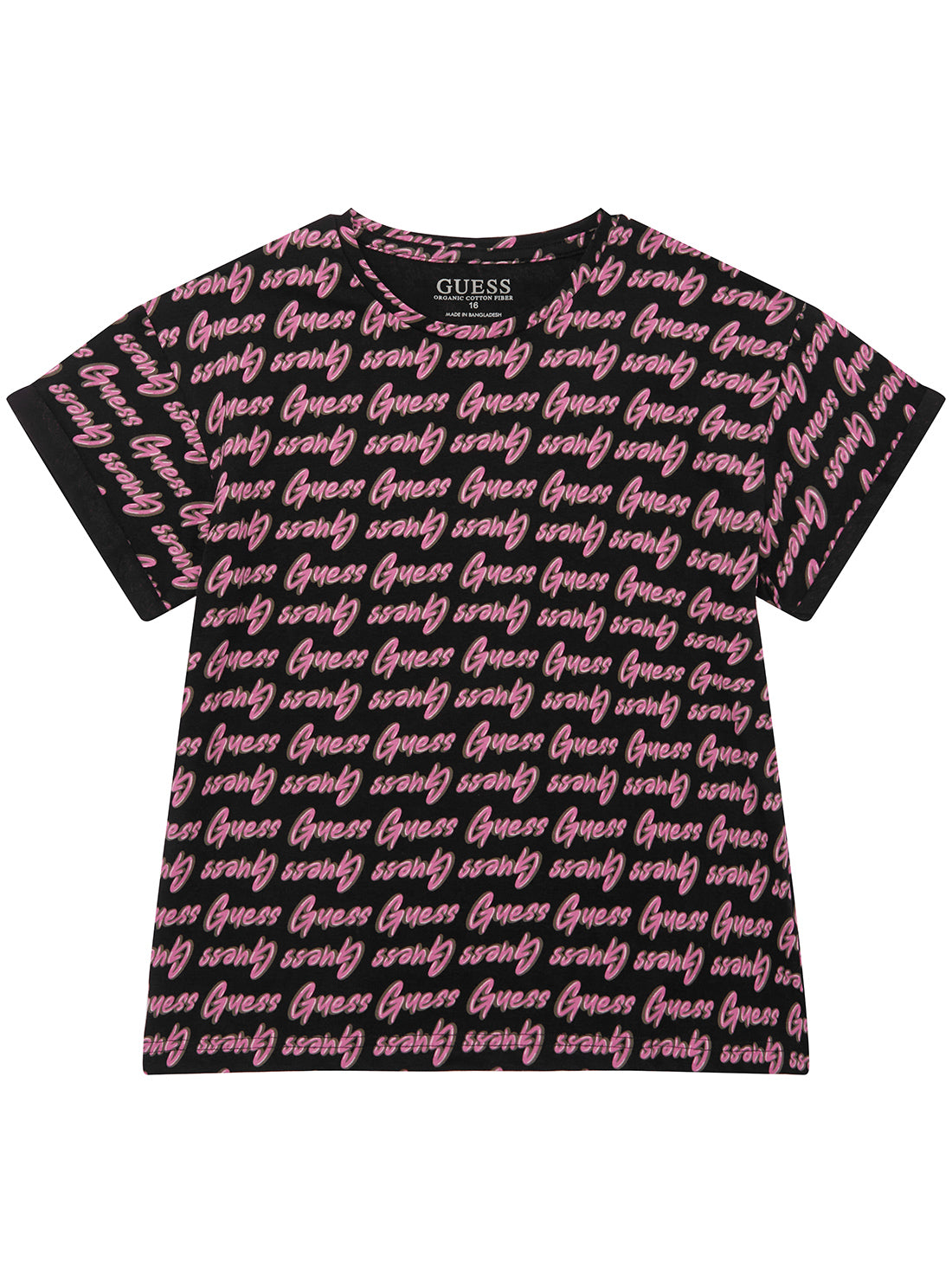 Black Pink Logo T-Shirt (7-16)