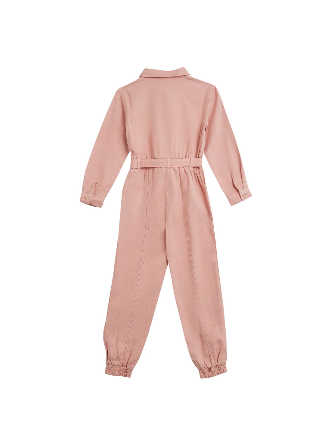 Pink Dye Twill Jumpsuit (7-16)