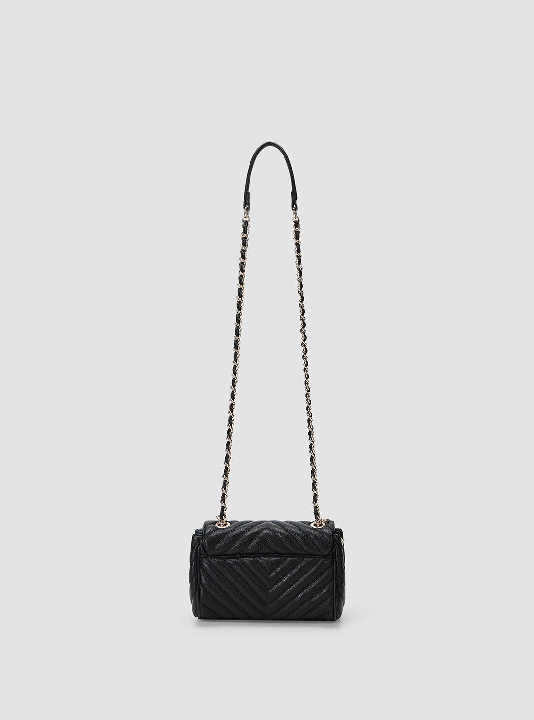 GUESS Accessories Black Combo Maddie Girlfriend Crossbody Bag J4YZ45WFZL0 Back View