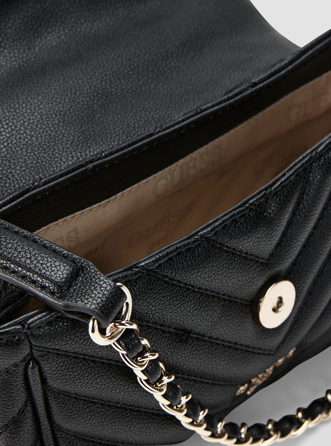 GUESS Accessories Black Combo Maddie Girlfriend Crossbody Bag J4YZ45WFZL0 Detail View_2