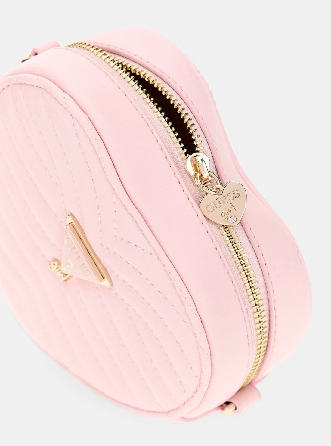 GUESS Kids Pink Heart Bag J5BZ12WGT10 Detail View2