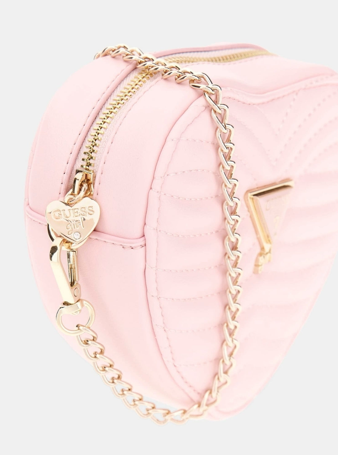 GUESS Kids Pink Heart Bag J5BZ12WGT10 Detail View