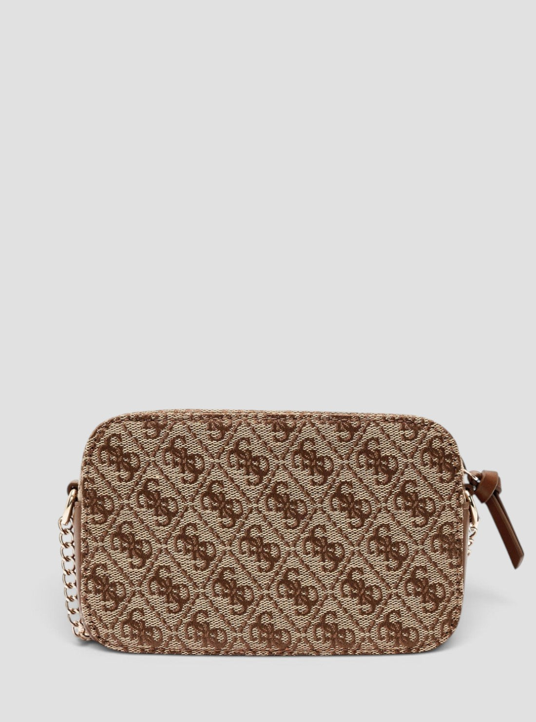 GUESS Kids Beige Blanco Logo Jacquard Camera Bag J5BZ30WFV20 Back View