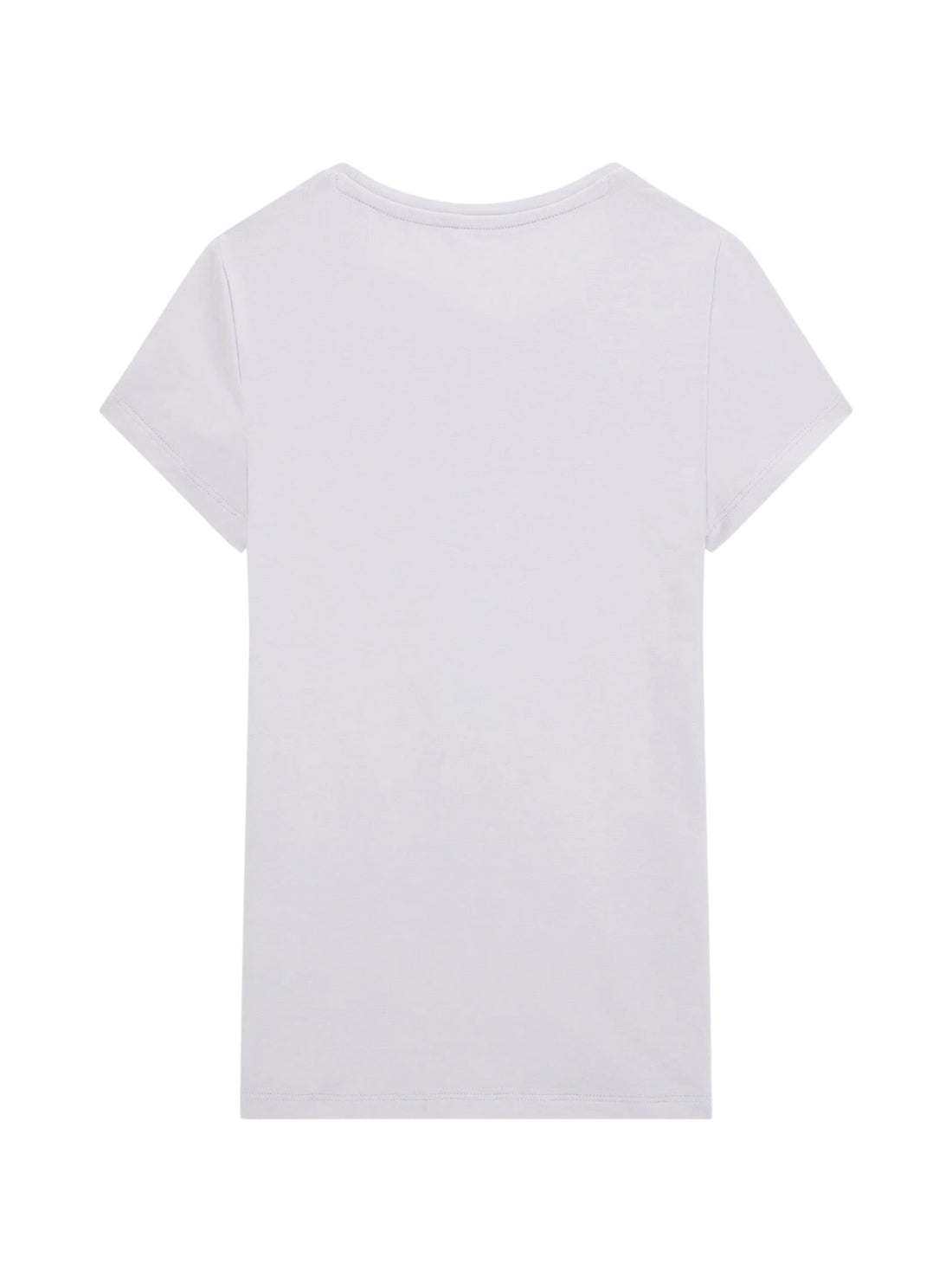 GUESS Kids White Sequin Tumbler Logo T-Shirt (7-16) J5GI08K6YW4 Back View