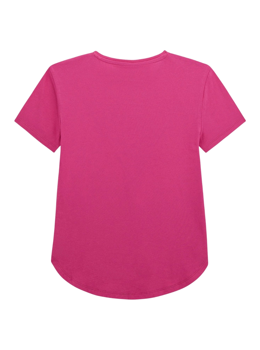 GUESS Kids Eco Pink High Low Logo T-Shirt (7-16) J5GI15K6YW4 Back View