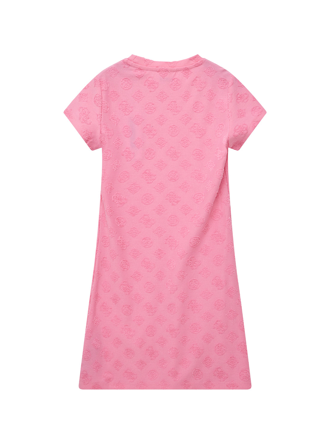 GUESS Kids Pink Logo Mini Me Dress (4-14) J5GK38KCT02 Back View