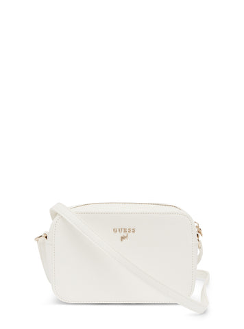 GUESS Kids White Girl Camera Crossbody J5GZ07WG730 Front View