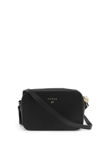 GUESS Kids Black Girl Camera Bag J5GZ07WG730 Front View