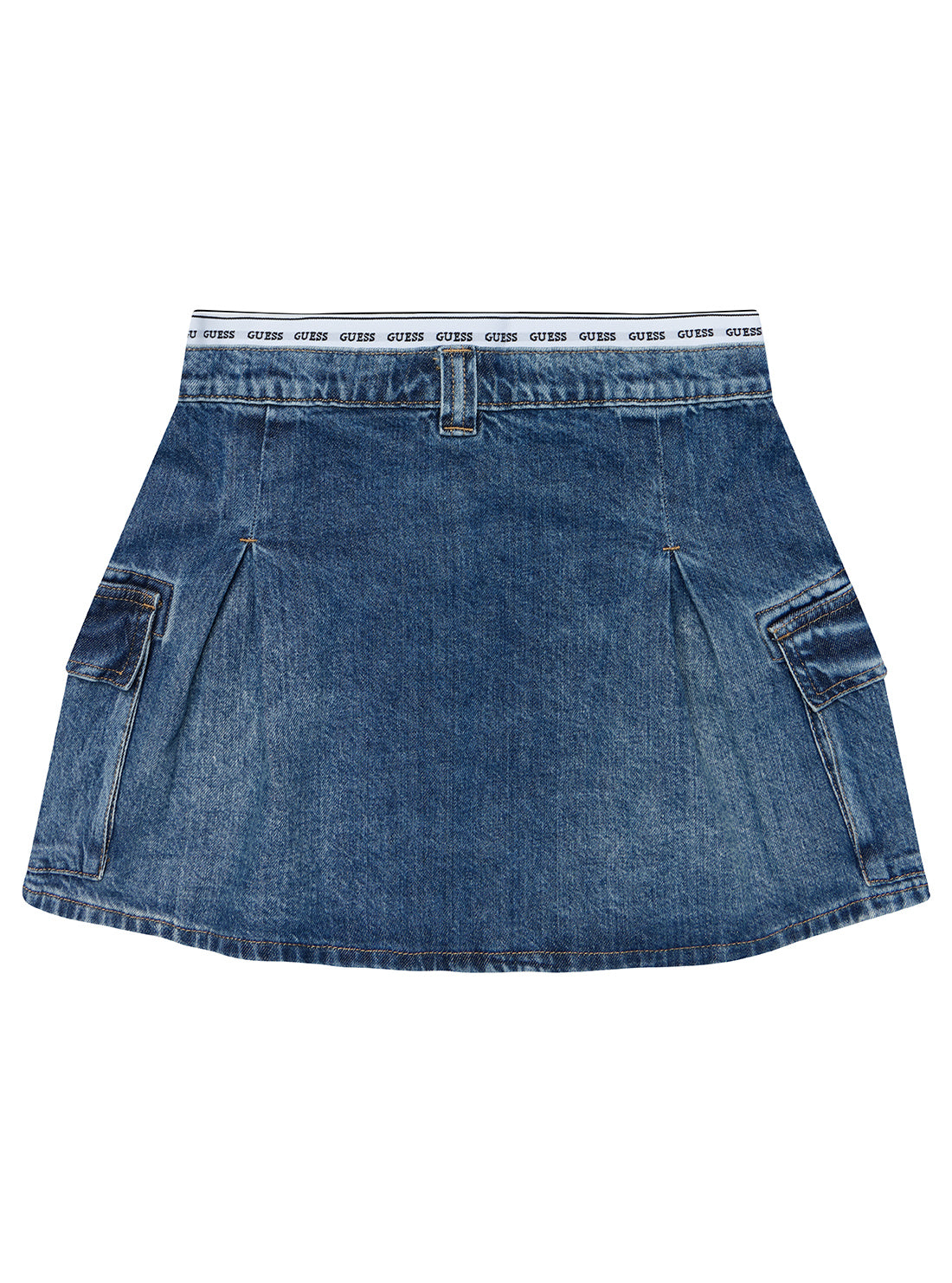 Blue Denim Rigid Mini Skirt (7-16)