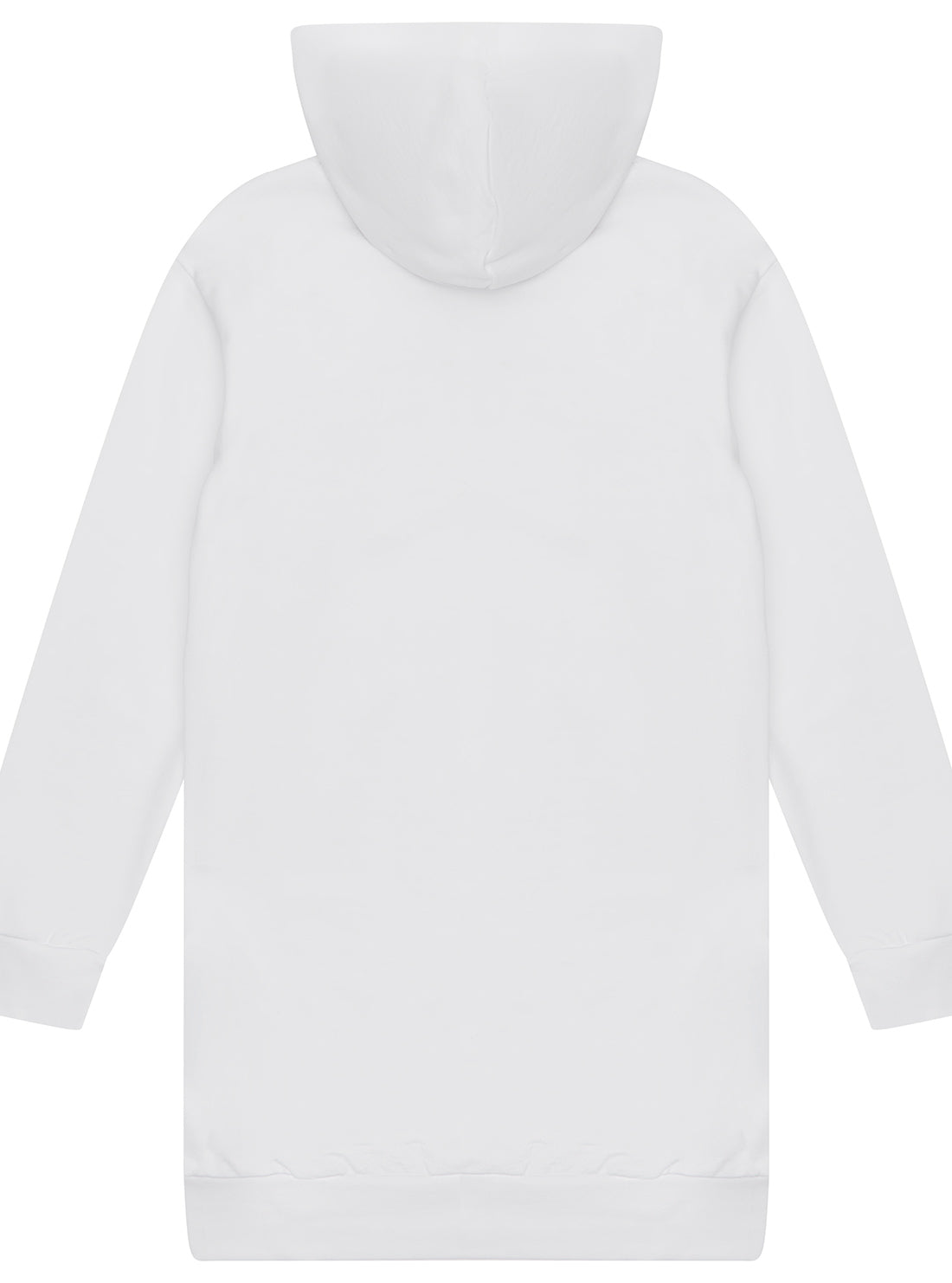 White Long Sleeved Hooded Dress (7-16)