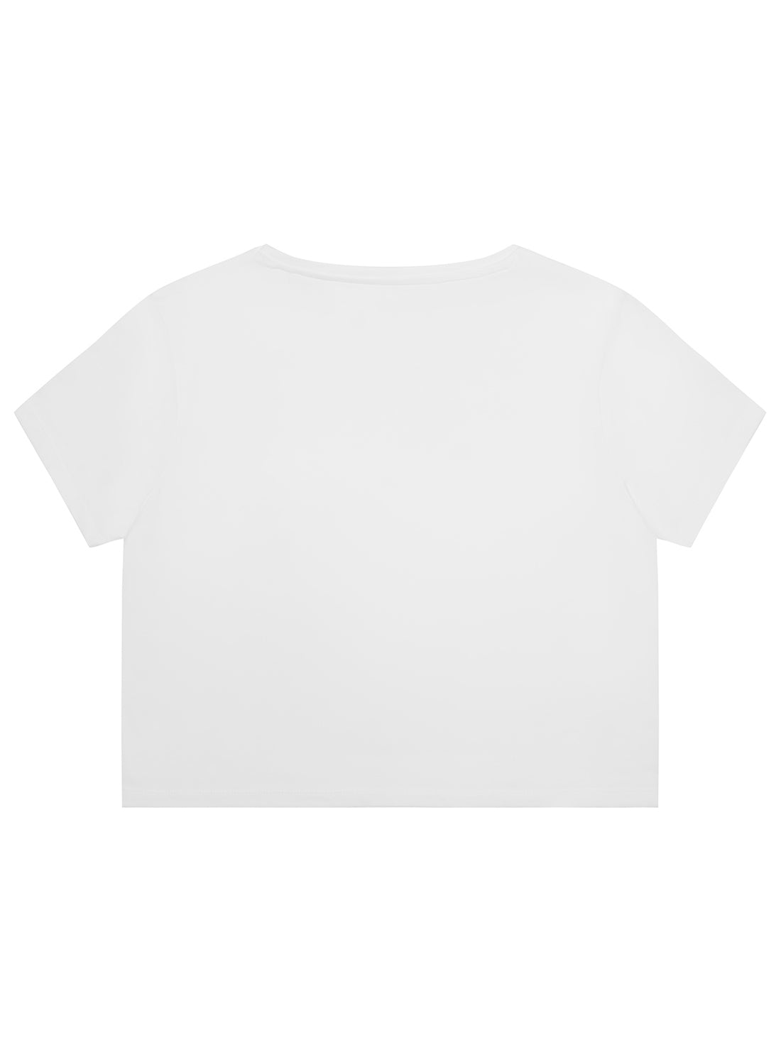GUESS Kids White Graphic Cropped T-Shirt (7-16) J5YI08K6YW4 Back View
