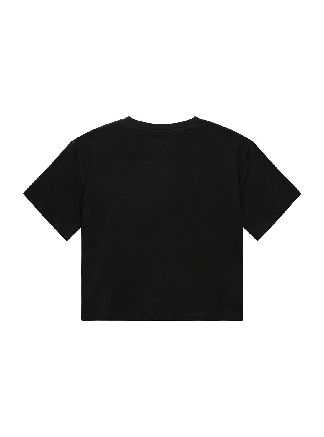 GUESS Kids Eco Black Short Sleeve T-Shirt (7-16) J5YI45K6YW4 Back View