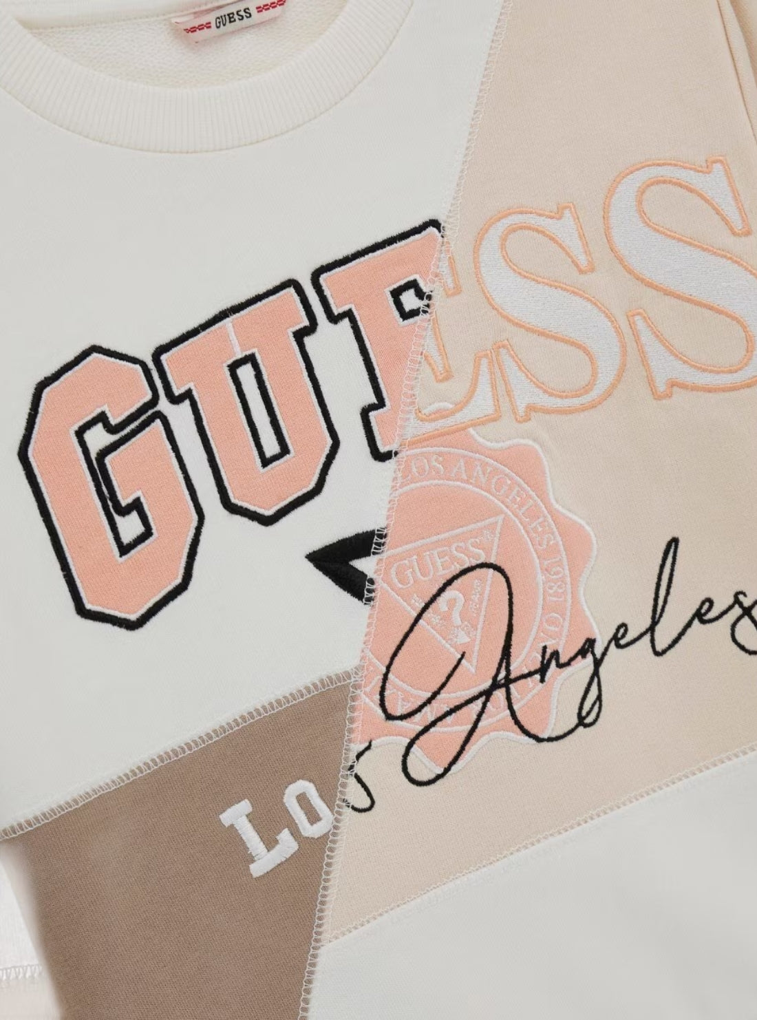 GUESS Kids Beige Long Sleeve Active Sweat Top (7-16) J5YQ04KA6R4 Detail View