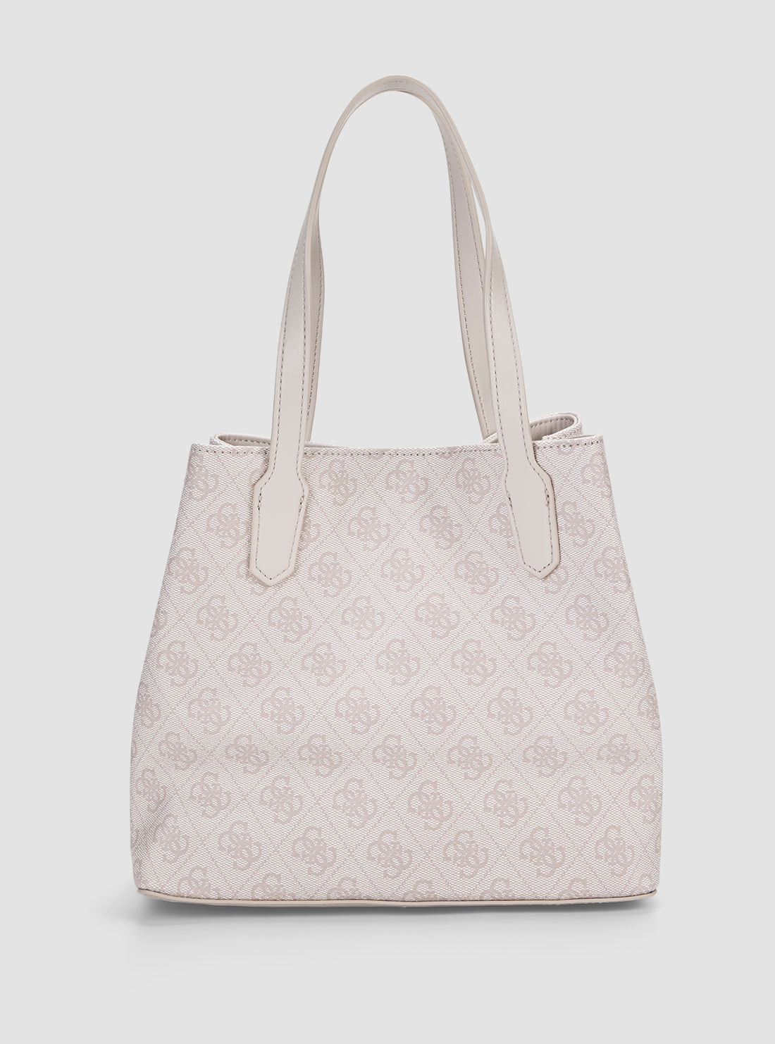 GUESS Womens Beige Logo Shopping Tote Bag J5YZ01WFMF0 Back View