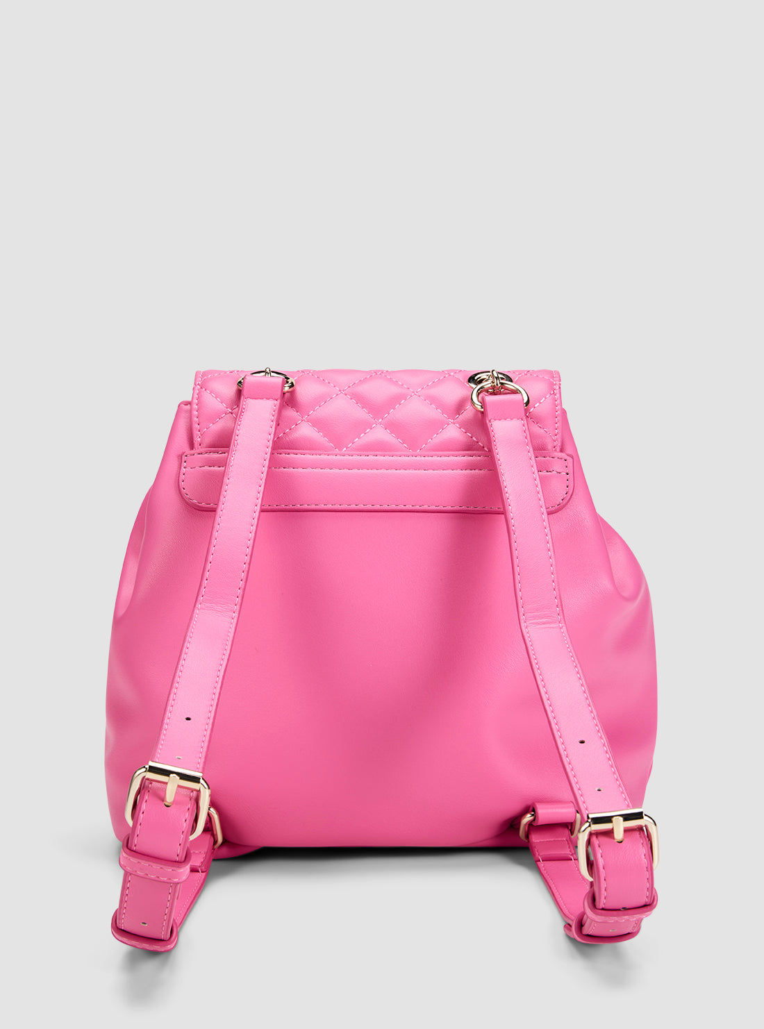 GUESS Kids Pink Quilted Backpack J5YZ04WGT10 Back View