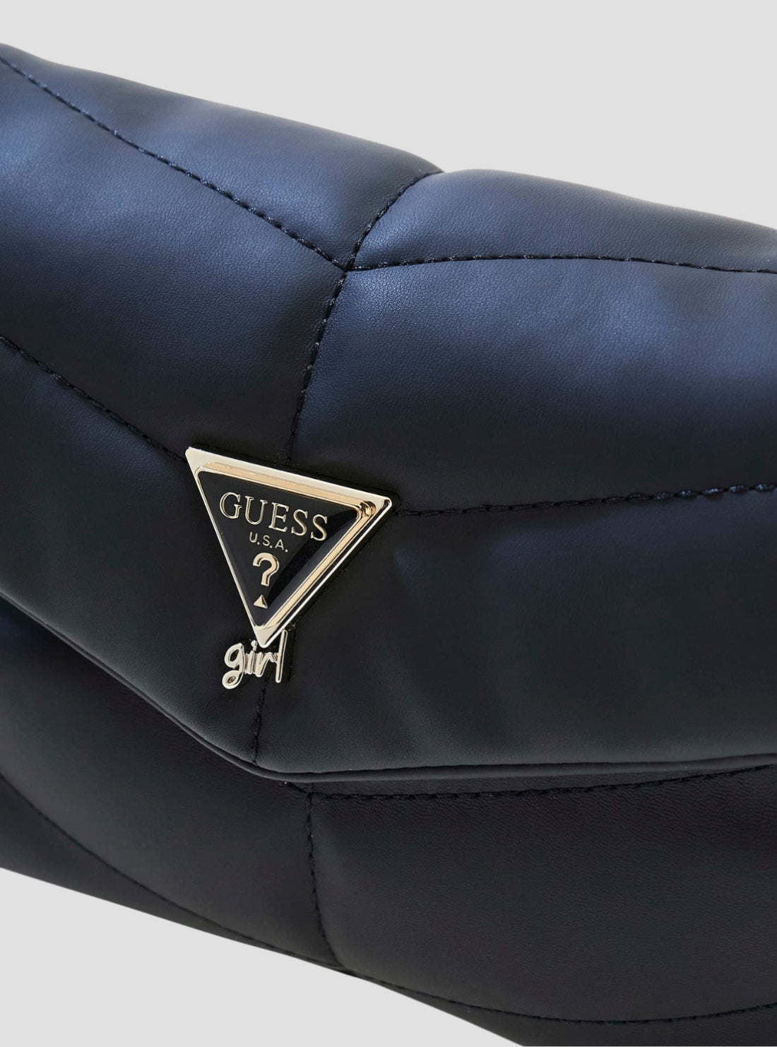 GUESS Kids Black Mini Puffy Crossbody Bag J5YZ12WGVT0 Detail View