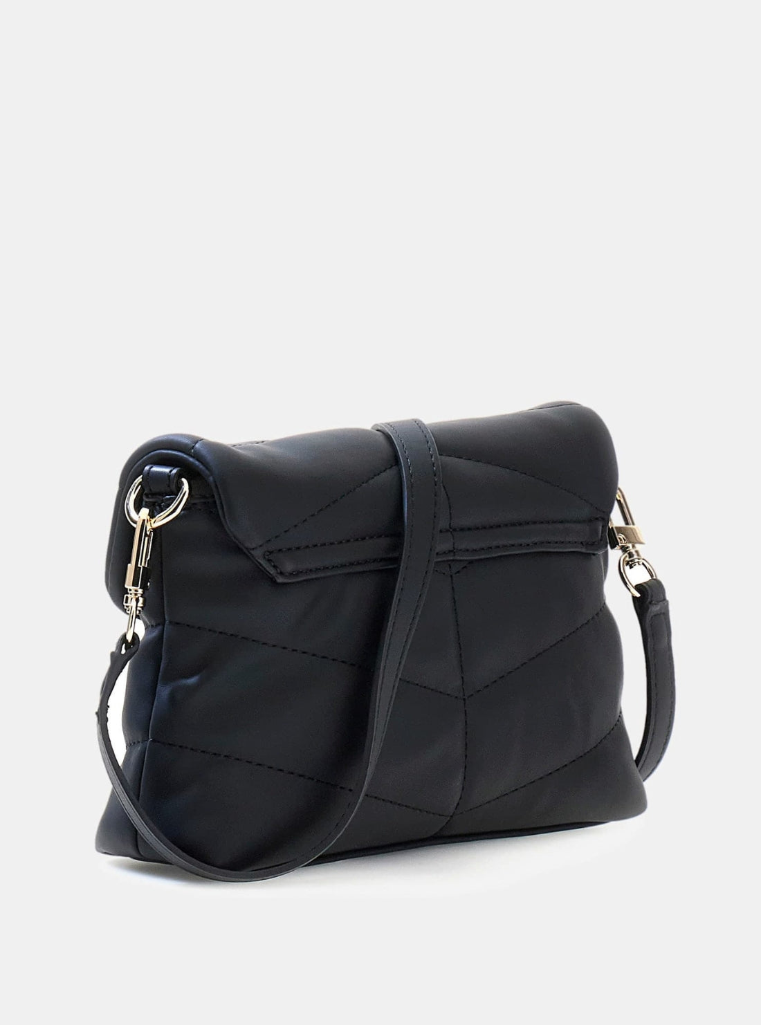 GUESS Kids Black Mini Puffy Crossbody Bag J5YZ12WGVT0 Back View