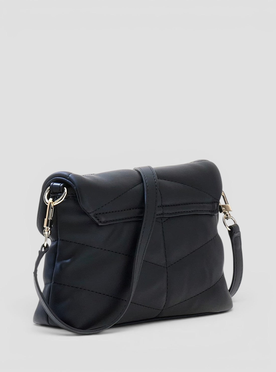 GUESS Kids Black Mini Puffy Crossbody Bag J5YZ12WGVT0 Back View