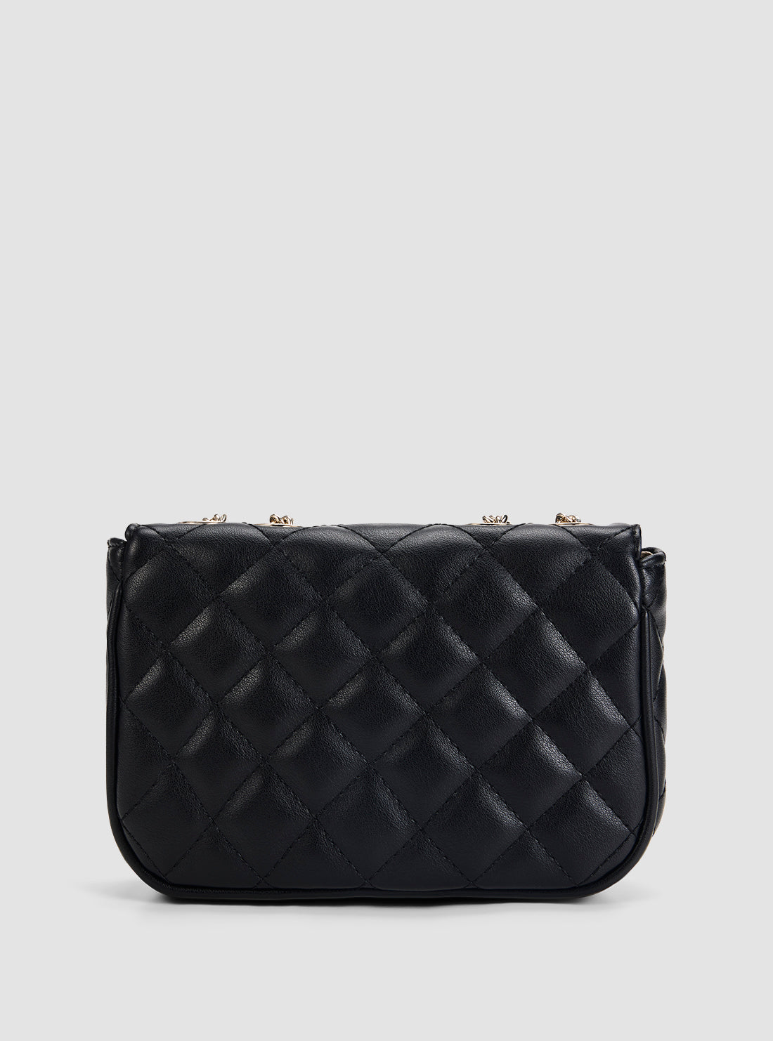 GUESS Kids Black Mini Convertible Crossbody Bag J5YZ17WGT10 Back View