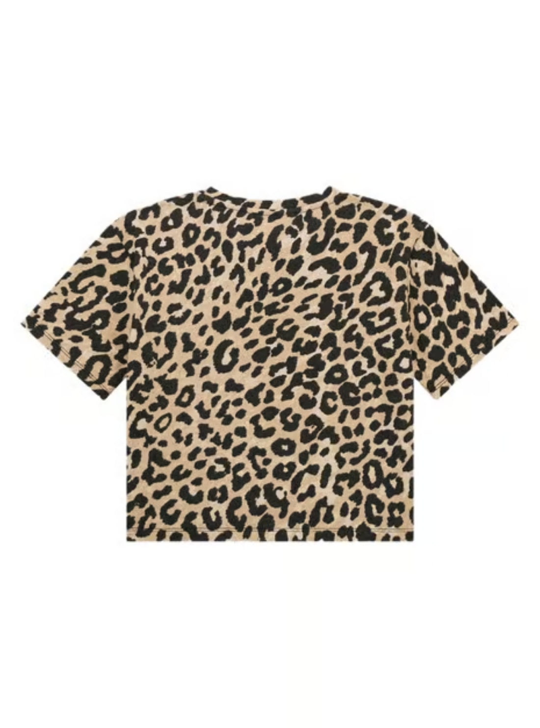 GUESS Kids Leopard Print Logo T-Shirt (7-16) J6BI05K5775 Back View