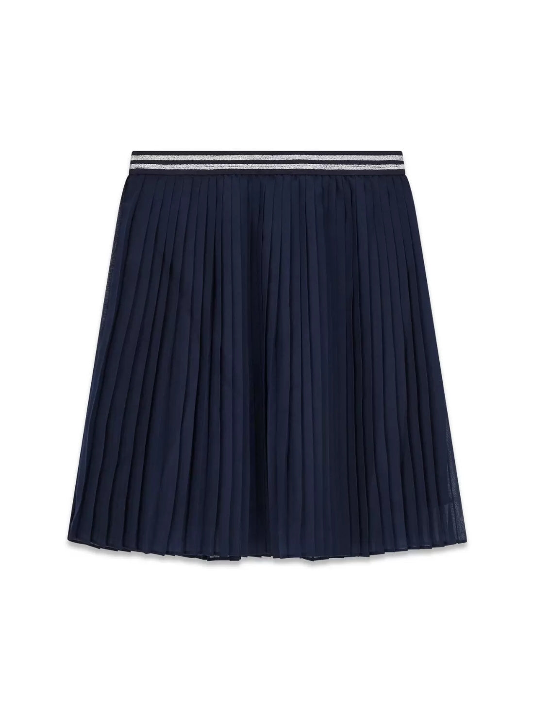 GUESS Kids Blue Pleated Chiffon Skirt (7-16) J6GD09WA2T0 Back View