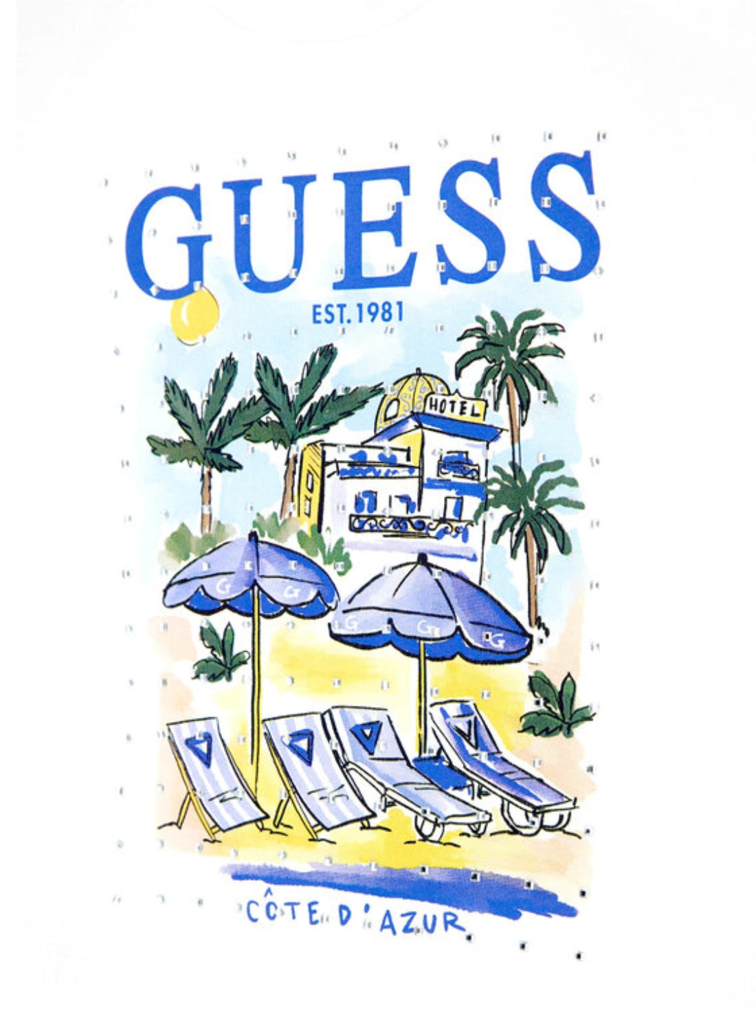 GUESS Kids White Oversize Boxy T-Shirt (7-16) J6GI12K8HM4 Detail View
