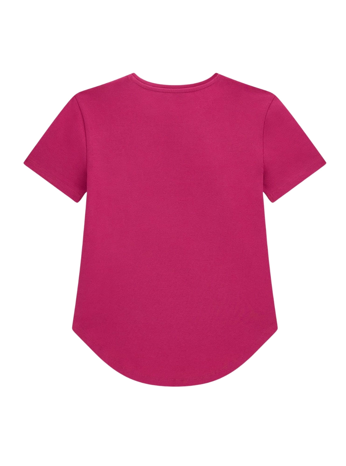 GUESS Kids Purple High Low Logo T-Shirt (7-16) J6GI13K6YW4 Back View