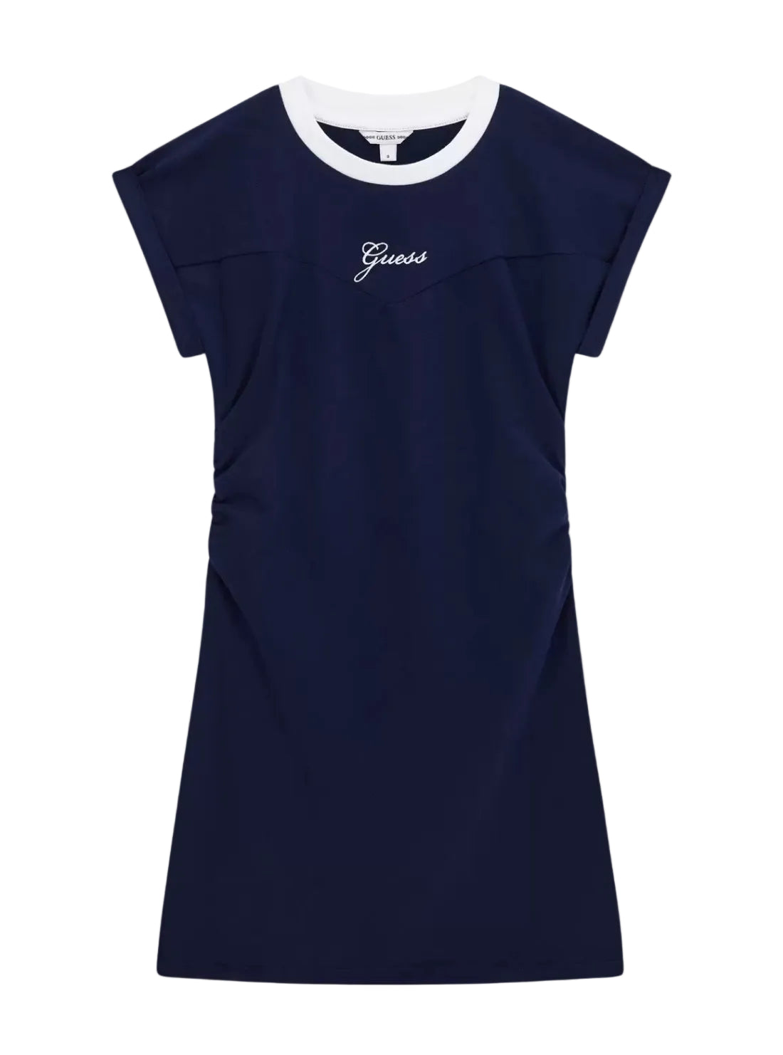 GUESS Kids Blue Jersey Logo Dress (7-16) J6GK03J1314 Front View
