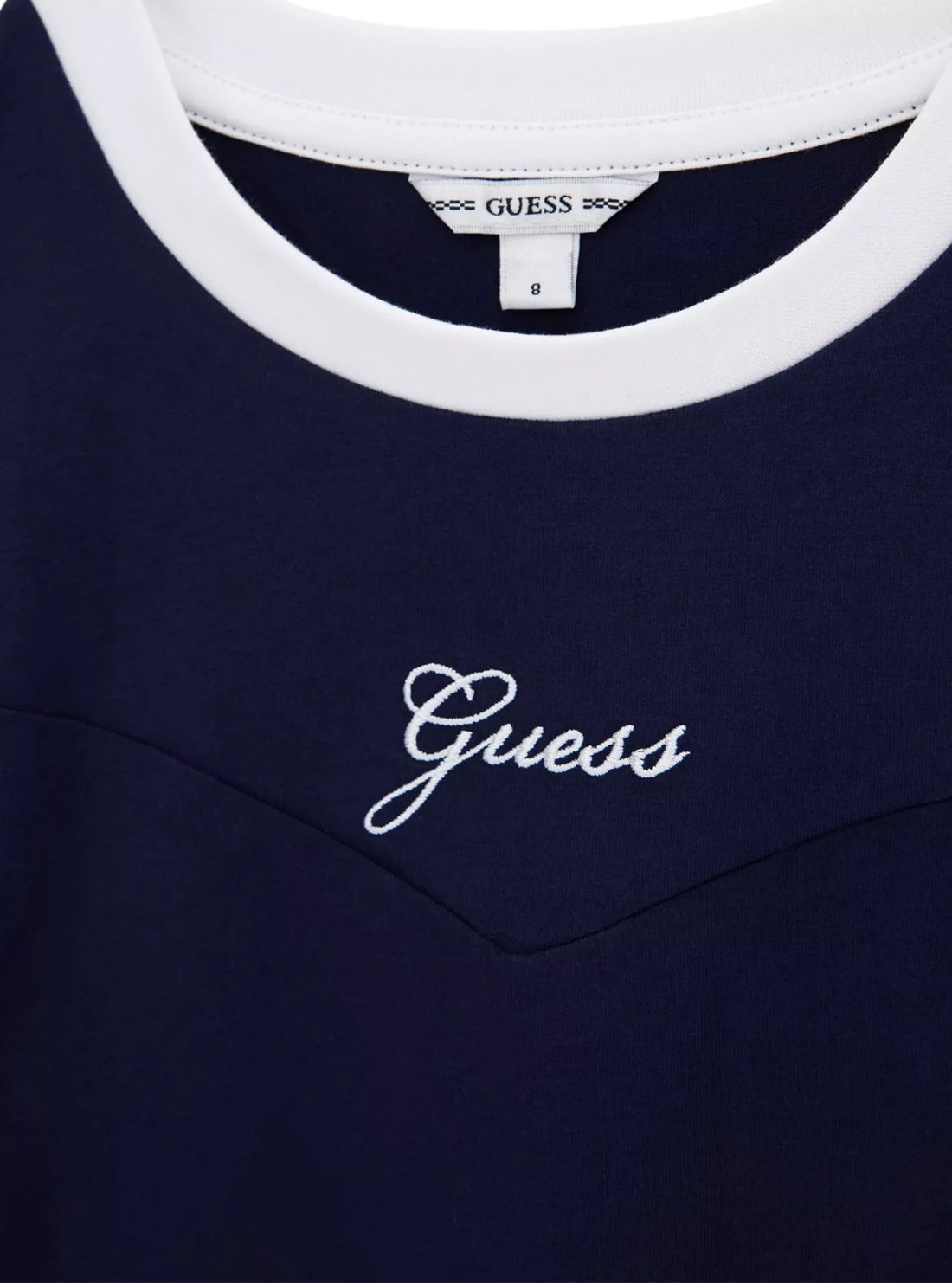 GUESS Kids Blue Jersey Logo Dress (7-16) J6GK03J1314 Detail View