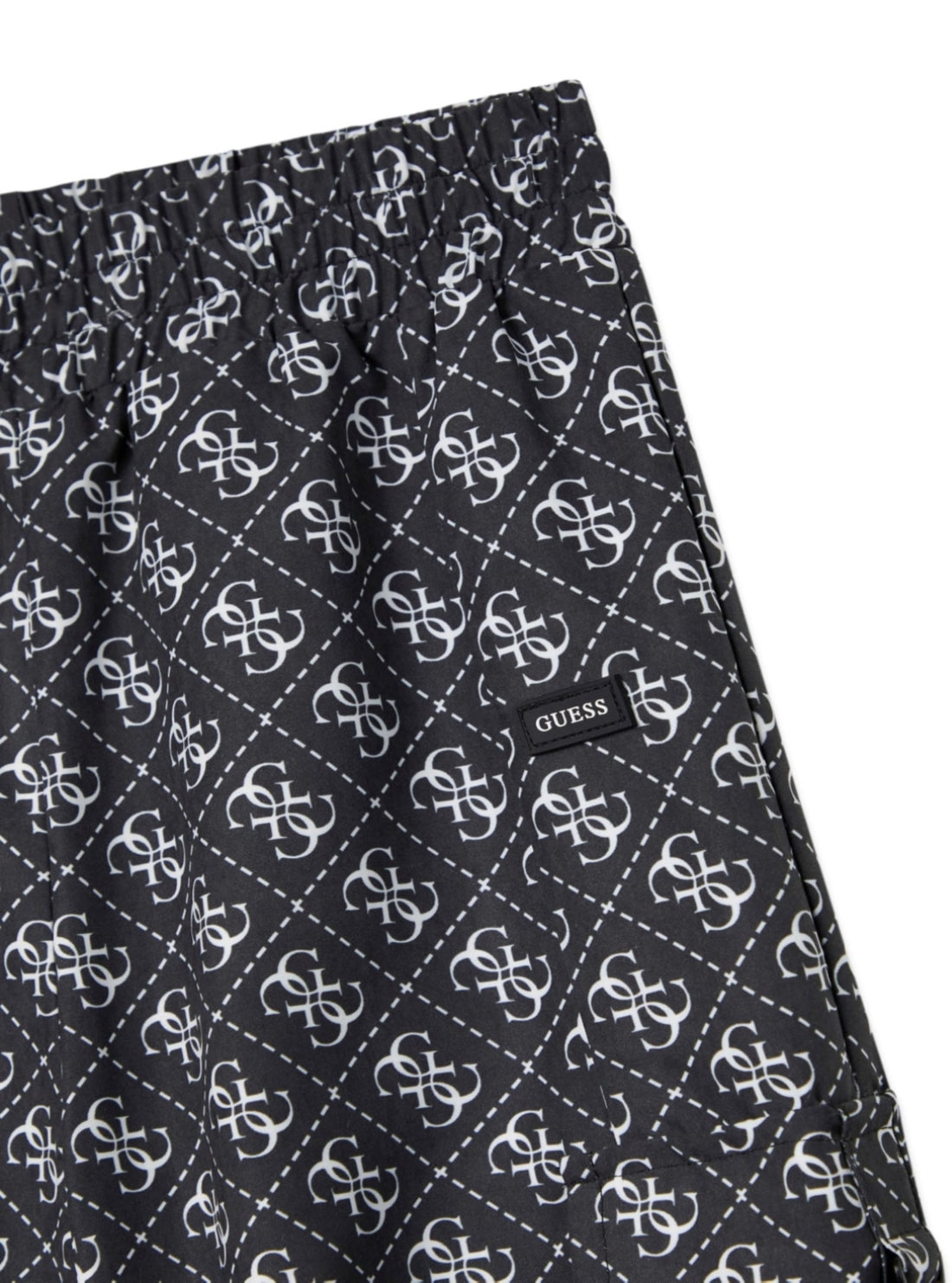 GUESS Kids Black Logo Poly Peach Cargo Pants (7-16) J6RB03WH2K0 Detail View