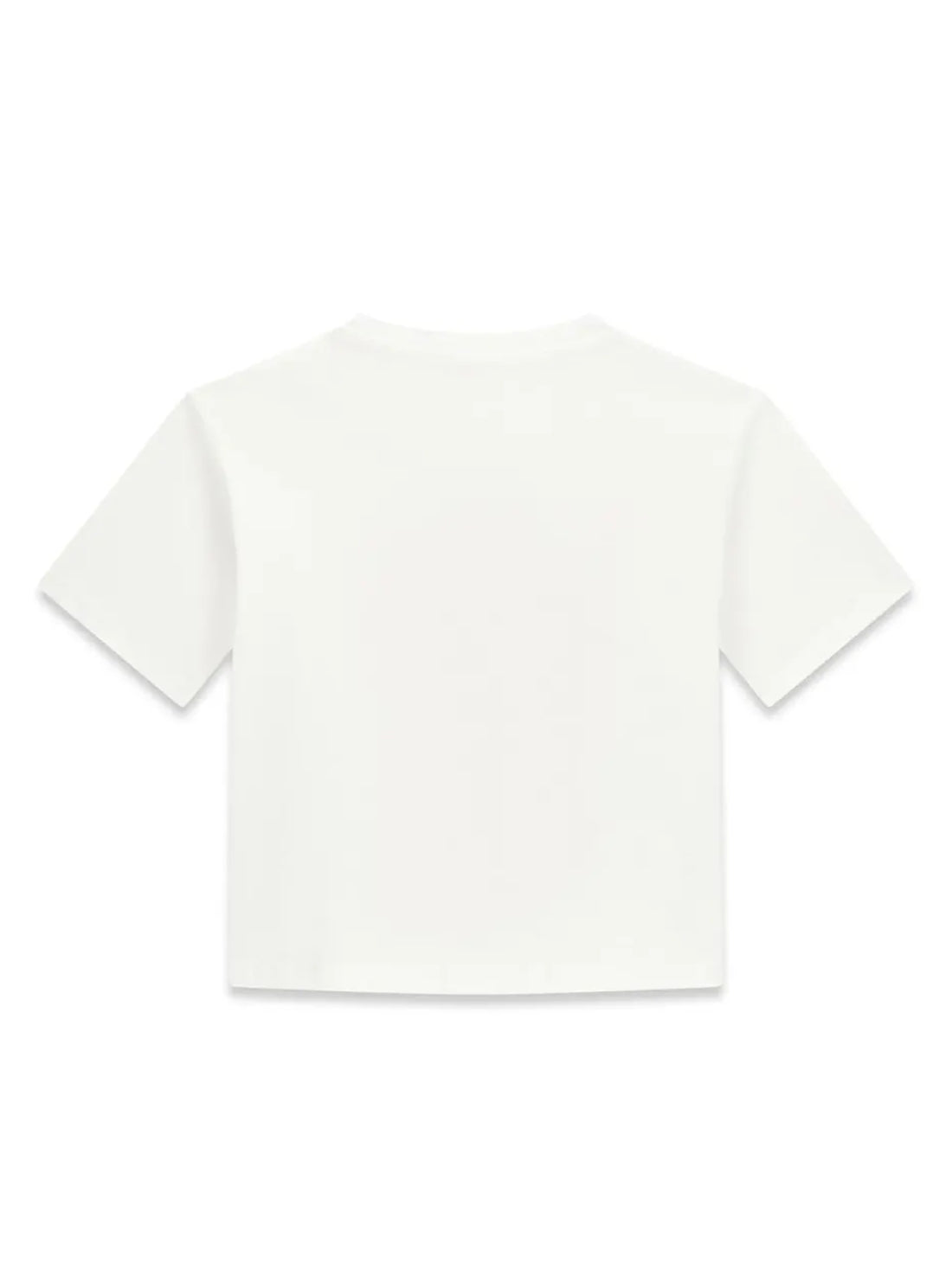GUESS Kids Eco White Short Sleeve T-Shirt (7-16) J6RI22K8HM4 Back View