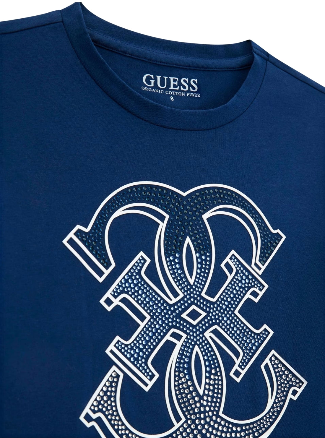 GUESS Kids Blue Midi Graphic T-Shirt (7-16) J6RI28K6YW4 Detail View