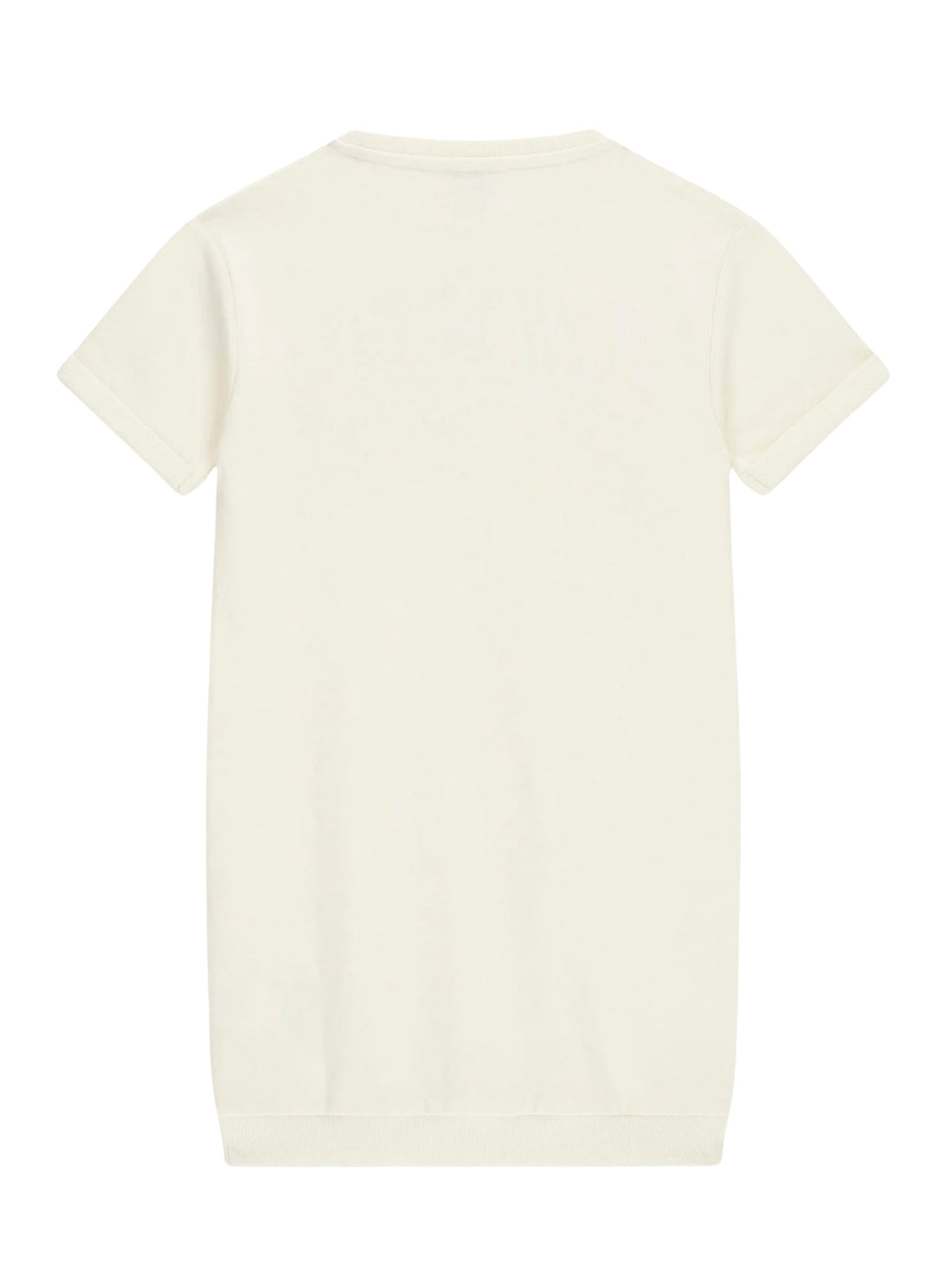 GUESS Kids White Terry Dress (7-16) J6RK00KA6R4 Back View