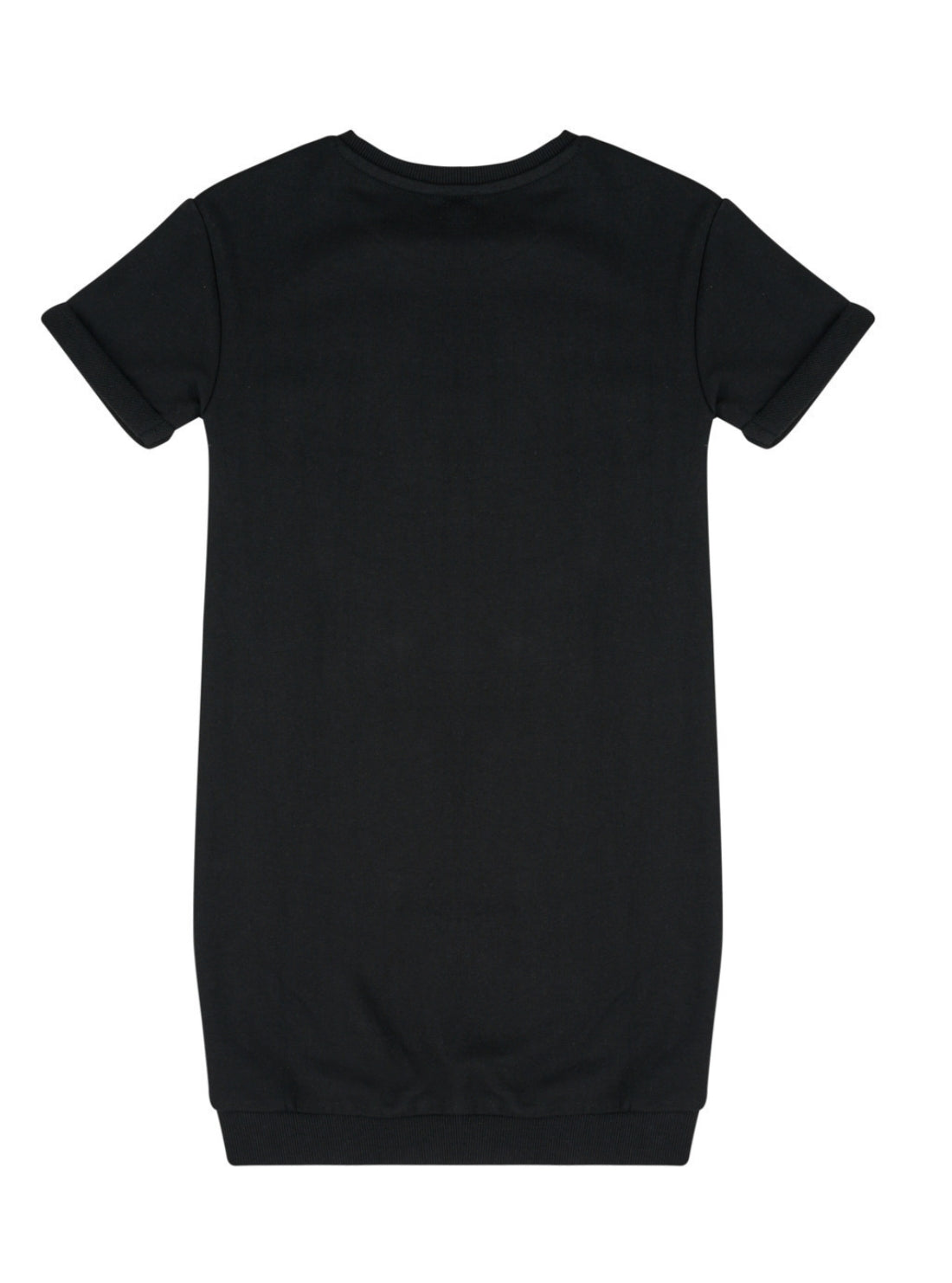 GUESS Kids Black Terry Dress (7-16) J6RK00KA6R4 Back View