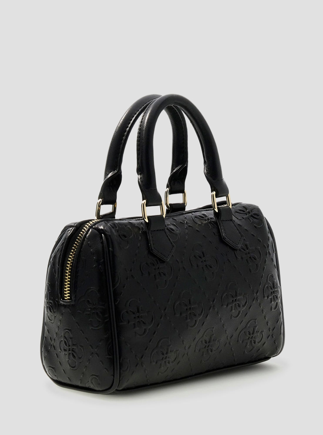 GUESS Kids Black Mini Box Satchel J6RZ14WGT10 Back View