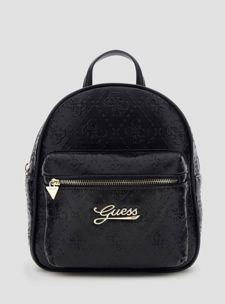 Black Logo Mini Backpack