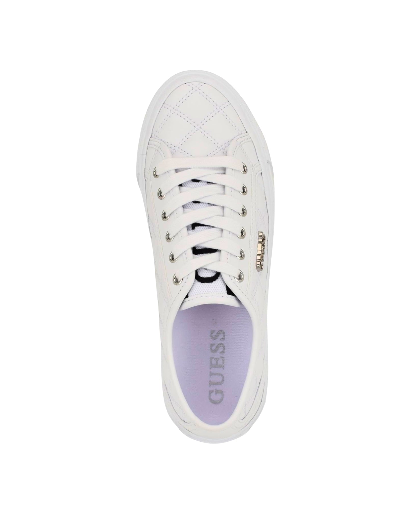White Jelexa4 Quilted Sneakers