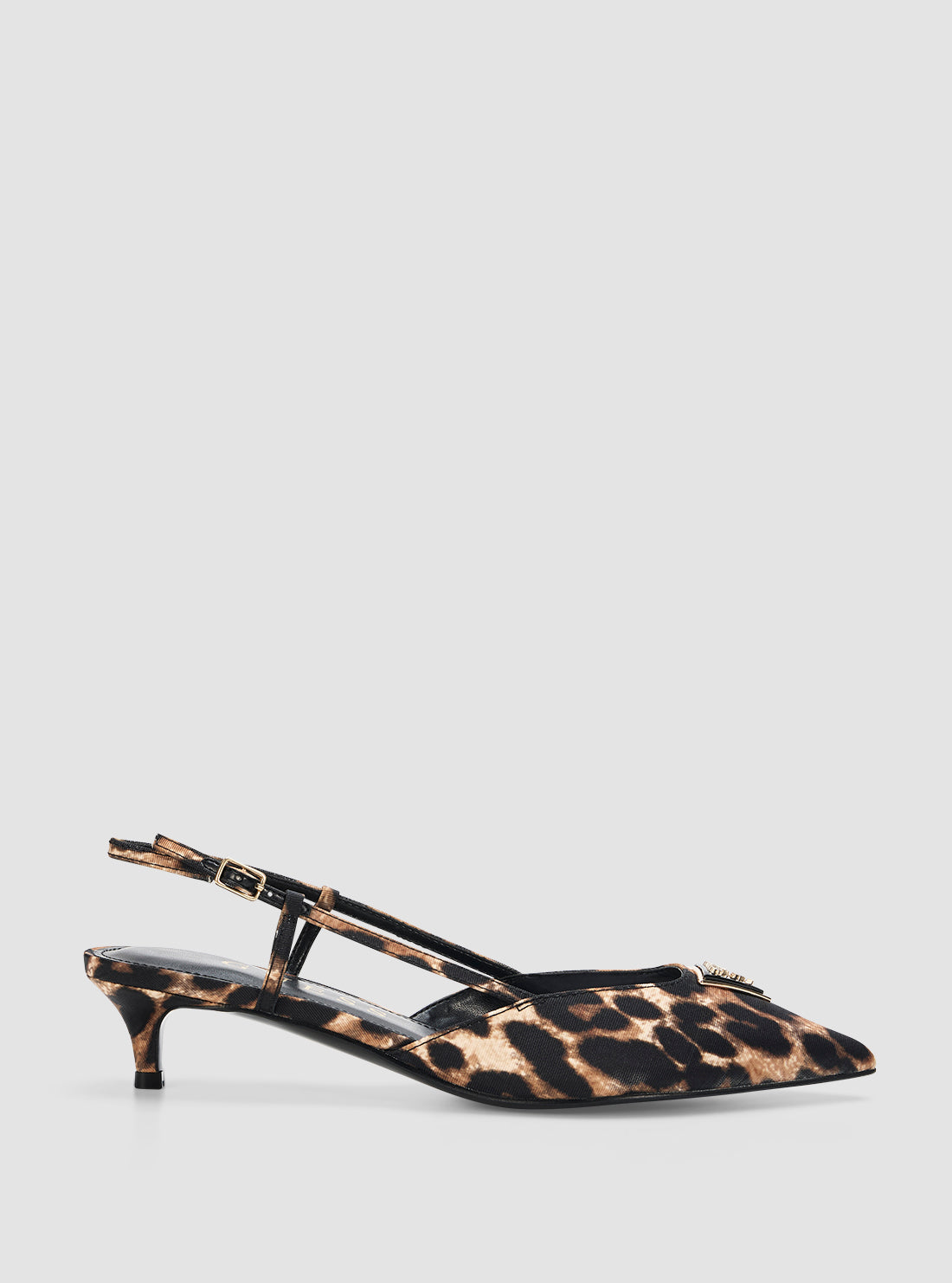 GUESS Womens Brown Multi Jesson Pumps JESSON3 Side View