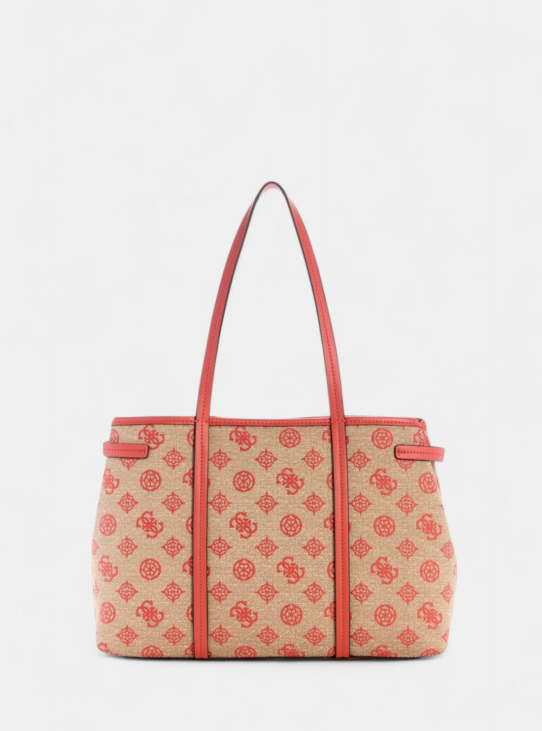 GUESS Womens Pink Logo Beyza Girlfriend Tote Bag JG962723 Back View