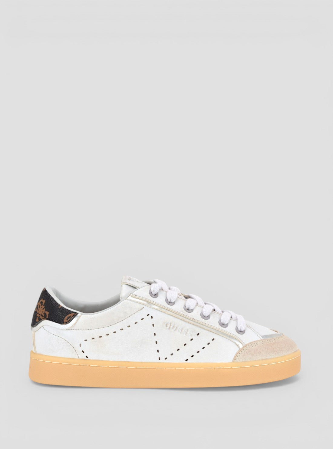 GUESS Footwear White Jhell Sneakers JHELL Side View